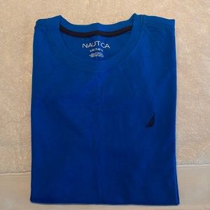 Authentic-Nautica blue short sleeve t-shirt.